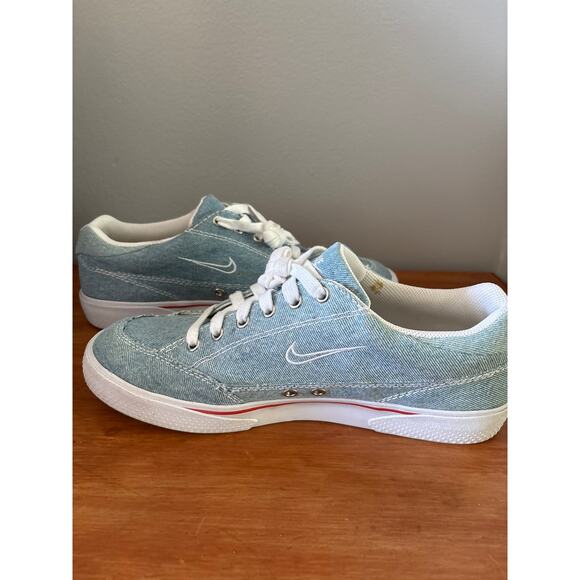 Nike GTS 97 Shoes Mens 11 Blue Canvas Skate Classic Comfort Casual Sneakers